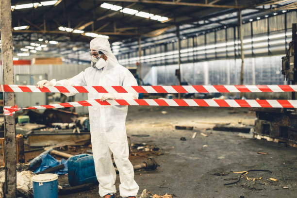 Professional Biohazard technician working in Preston, CT